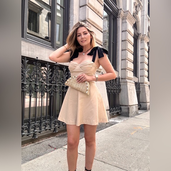 ZARA BLOGGERS’ FAVORITE RUFFLED MINI DRESS - Picture 6 of 16